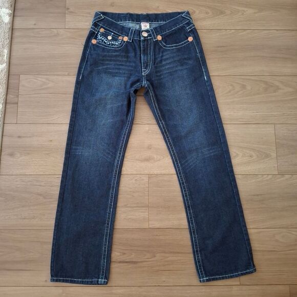Vintage Y2K True Religion World Tour Joey Super T Jeans, Men's 34x32